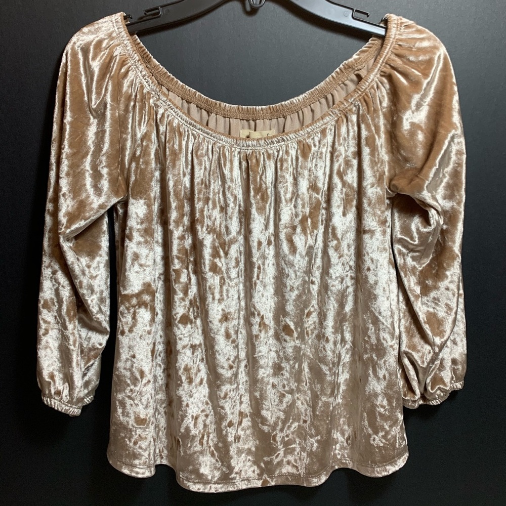 Hollister Velour Crop Top, Women’s Small